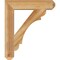 Ekena Millwork Olympic Craftsman Rough Sawn Bracket, Western Red Cedar, 4"W x 22"D x 26"H BKT04X22X26OLY04RWR - alternate 3